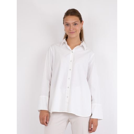 Neo Noir Dita C Poplin Skjorte, White, 42