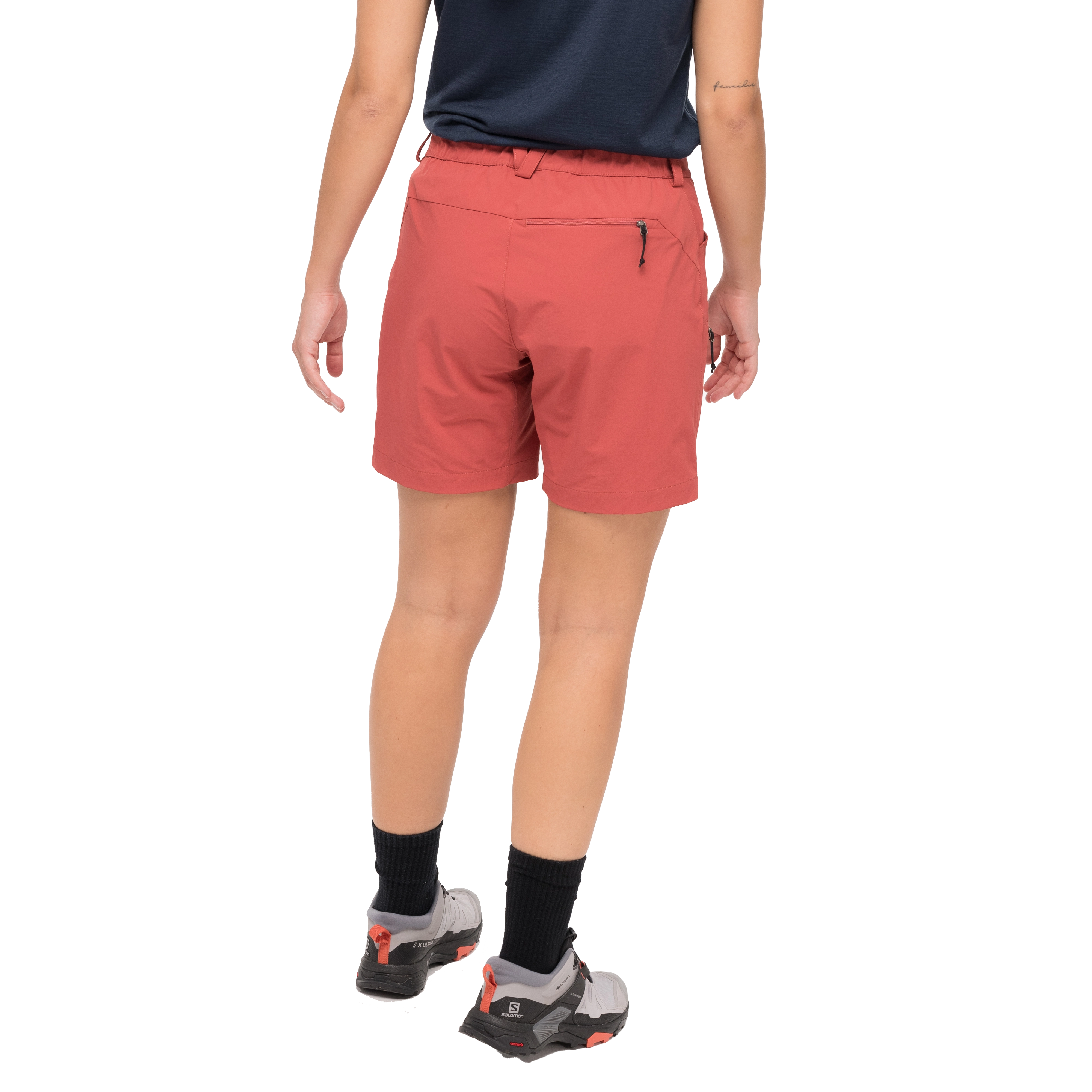 Vaagaa Light Softshell Shorts Women Rusty Dust