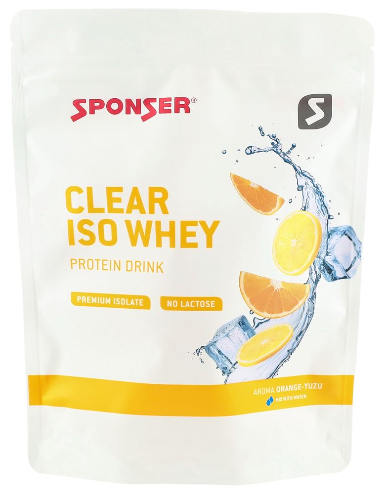 SPONSER Clear Iso Whey<br>450 g, Orange Yuzu