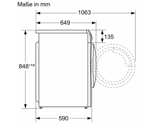 Bosch WNA13470 was-droogcombinatie, wascapaciteit 8 kg, droogcapaciteit 5 kg