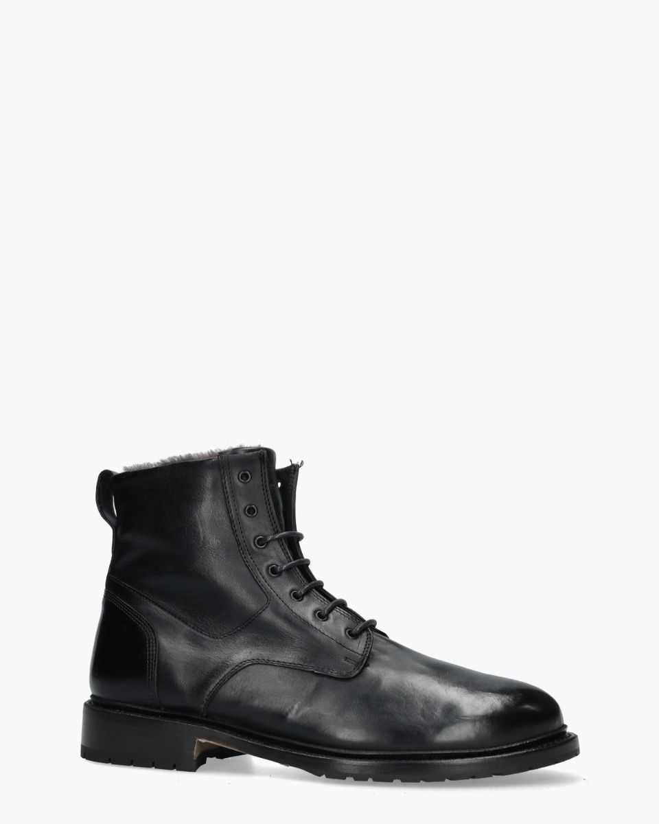 Cordwainer M23023 Zwart Heren Veterschoenen