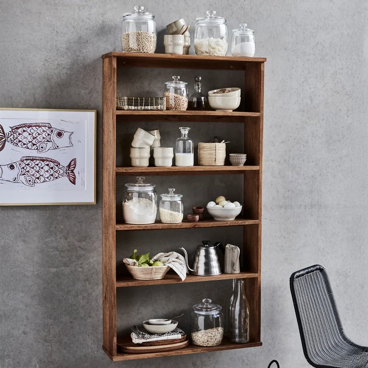 House Doctor - Balance Standregal, H 168,7 x 98,5 cm, antique brown