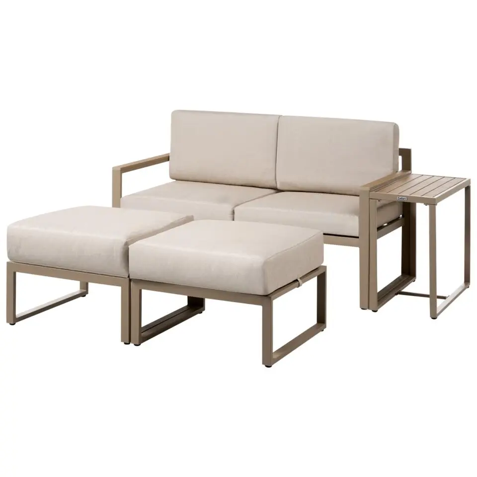 NOCI - Loungeset 2-zits - Beige - Staal
