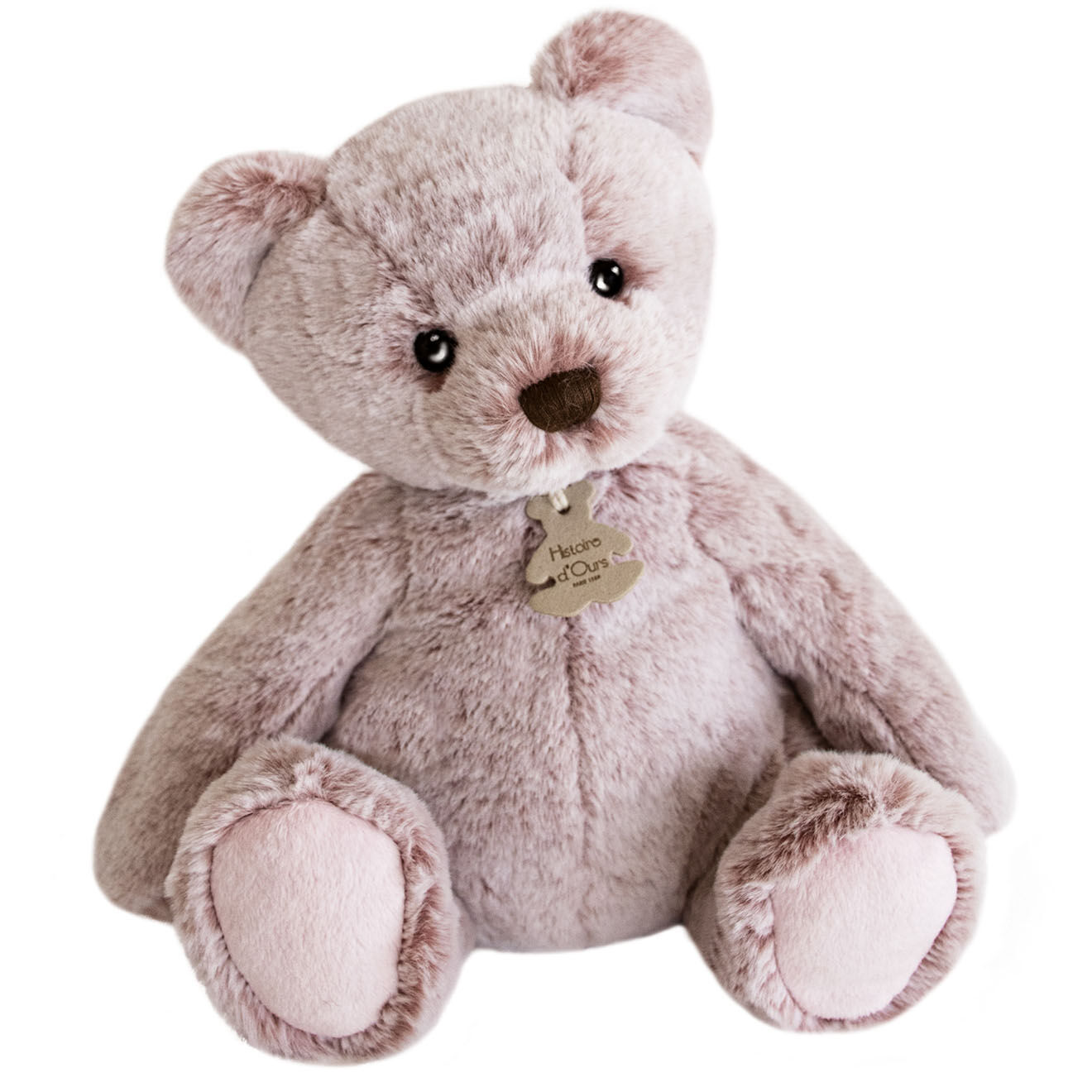 Histoire d'Ours Ours Mousse rose cendré - 25x27 cm