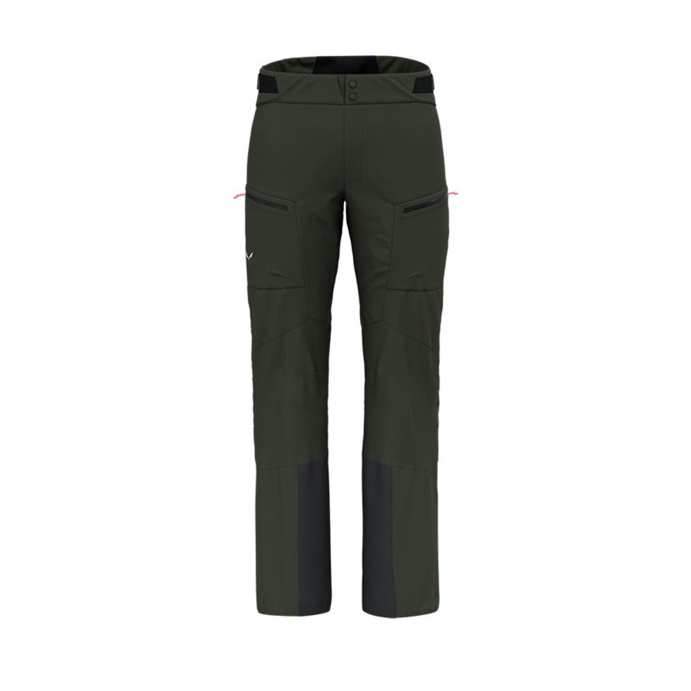 Salewa SELLA 3L POWERTEX - Pantalon ski Homme dark olive