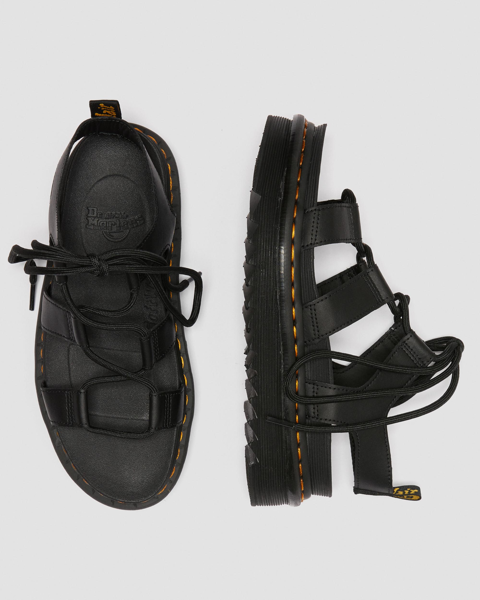 Nartilla Hydro Leder Gladiator Schnürsandalen