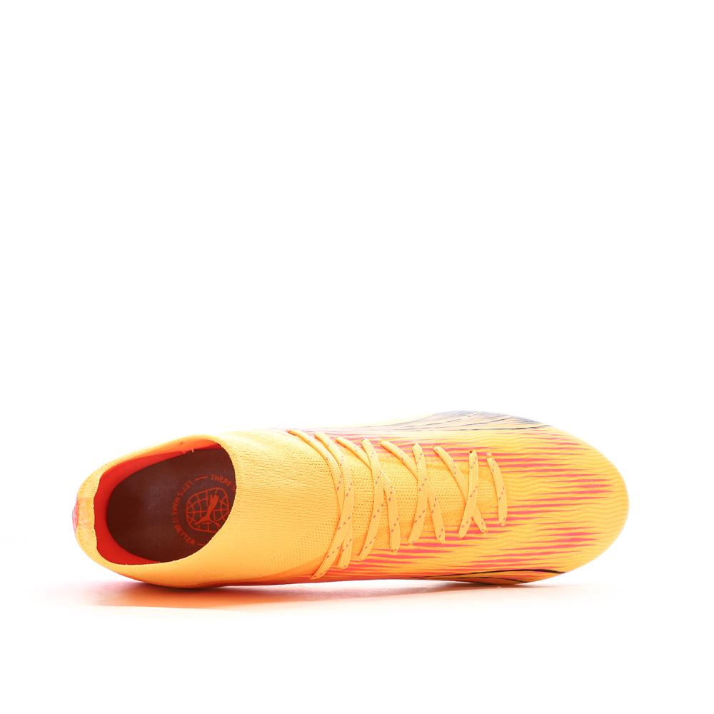 Puma Chaussures de Football Orange, Noir Homme Puma Ultra Pro