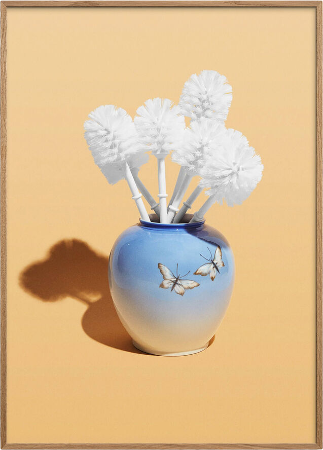 Poster & Frame Super Mercat - Toilet Brush Bouquet Flerfarvet