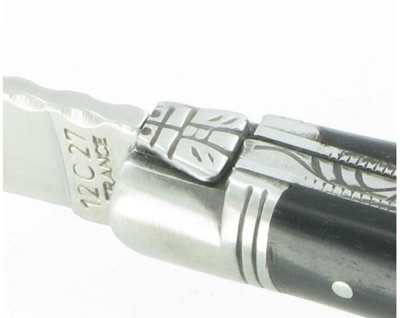 Laguiole Ebène Couteau de poche Laguiole par Chazeau Honoré