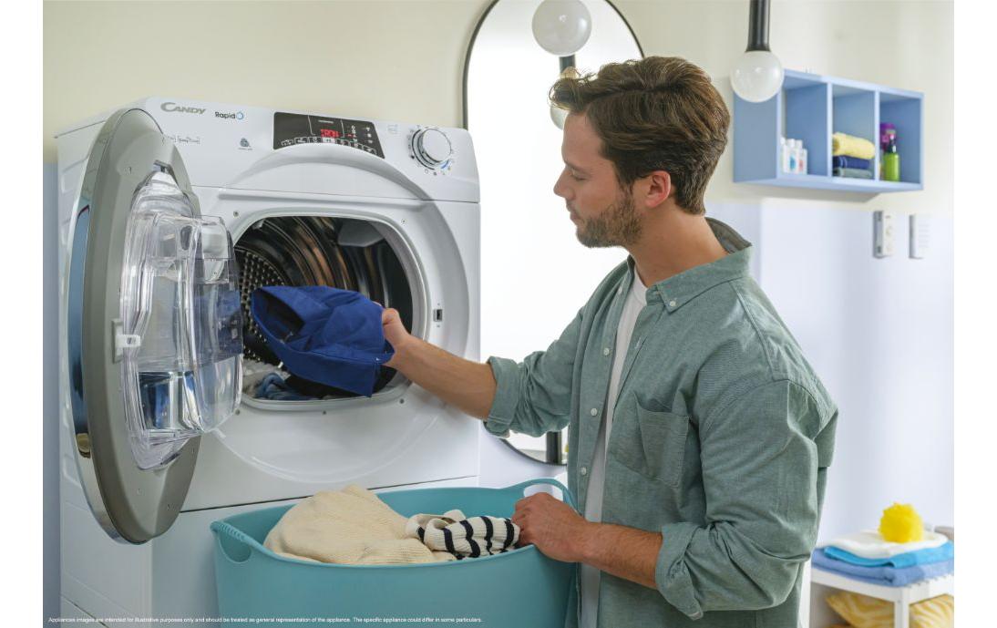 Wäschetrockner ROE H8A3TCEX-S Links<br>Wärmepumpentrockner