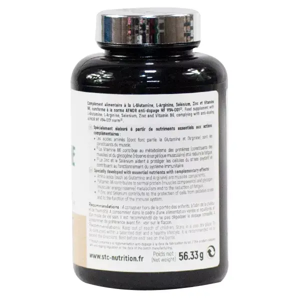 Glutamina STC Nutrition 1200 - 90 cápsulas