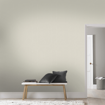 Vliesbehang Geo creme (dessin 120957)