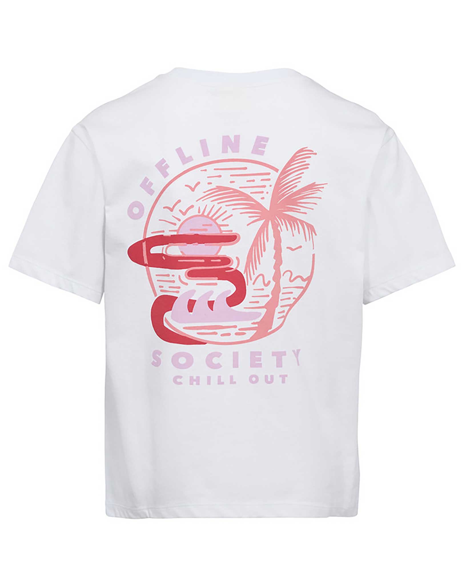 T-Shirt LETTERING in brilliant white