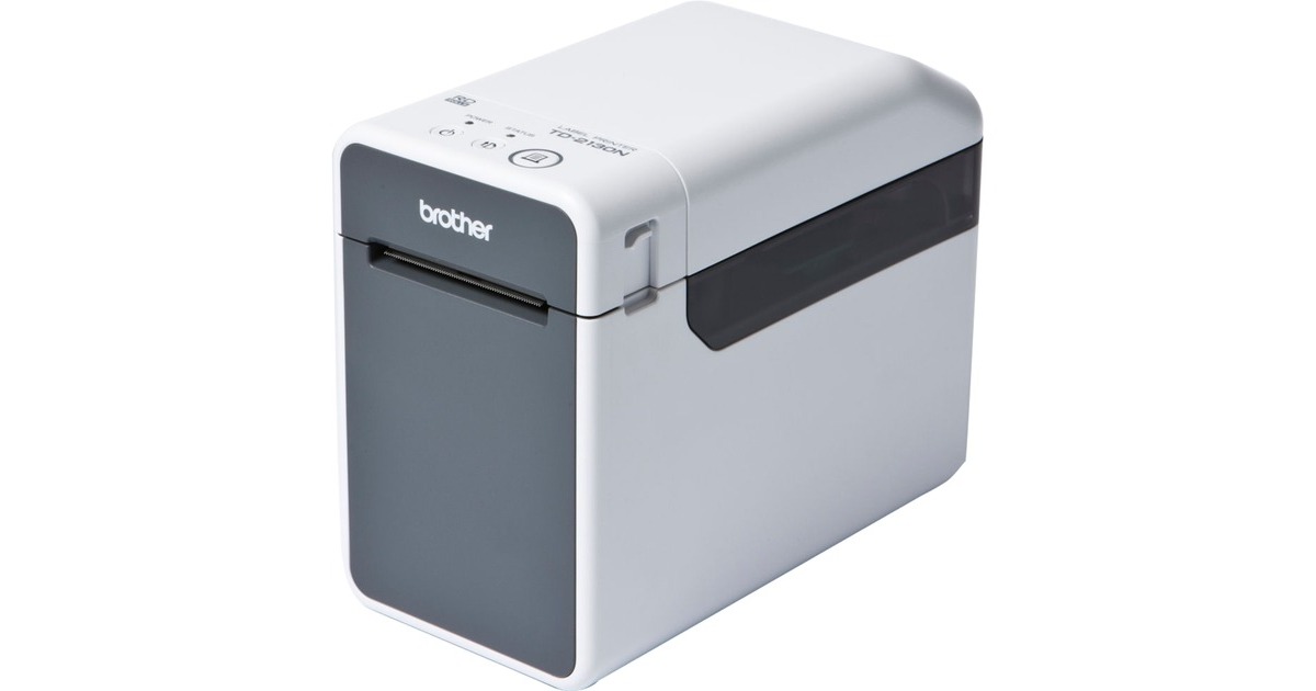 BrotherTD-2130N labelprinter  (Wit/grijs, USB, RJ-45, RS-232C)