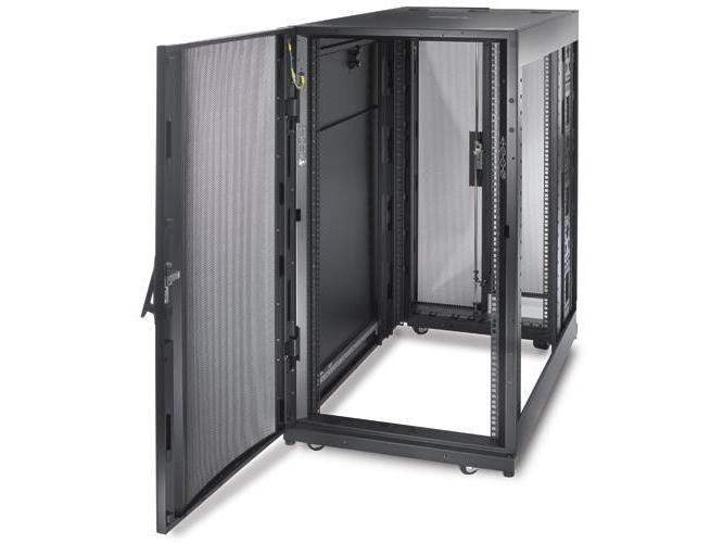 APC Netzwerkschrank NetShelter SX AR3104 24HE / Schwarz 19