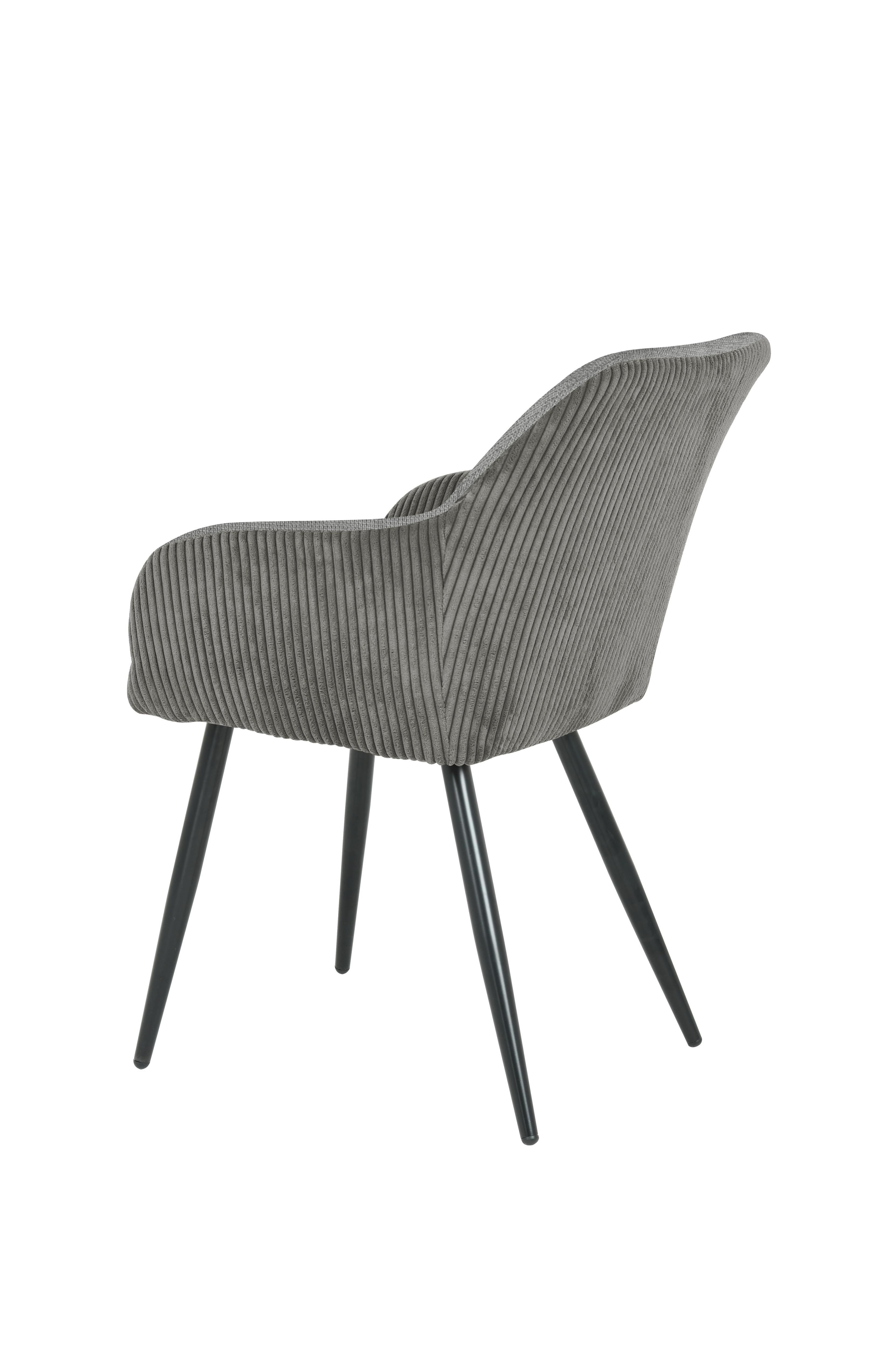BETTY FAUTEUIL GRIS BI MATIERE
