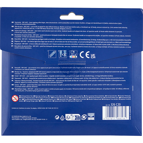 Staedtler Noris Fibre-Tip tusser 20 stk. - flere farver