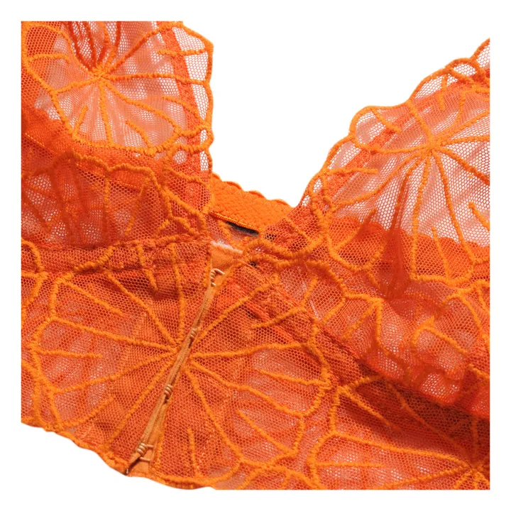 Icone Soutien-Gorge Paola Broderies | Orange