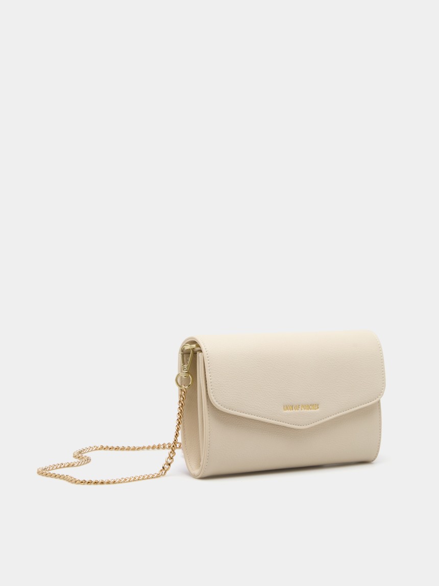 Mala clutch com alça removível