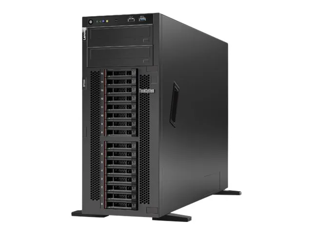 Lenovo ThinkSystem ST550 7X10 - Server - tower 4U - 2-vejs - 1 x Xeon Silver 4208 / op til 3.2 GHz - RAM 32 GB - hot-swap 2.5