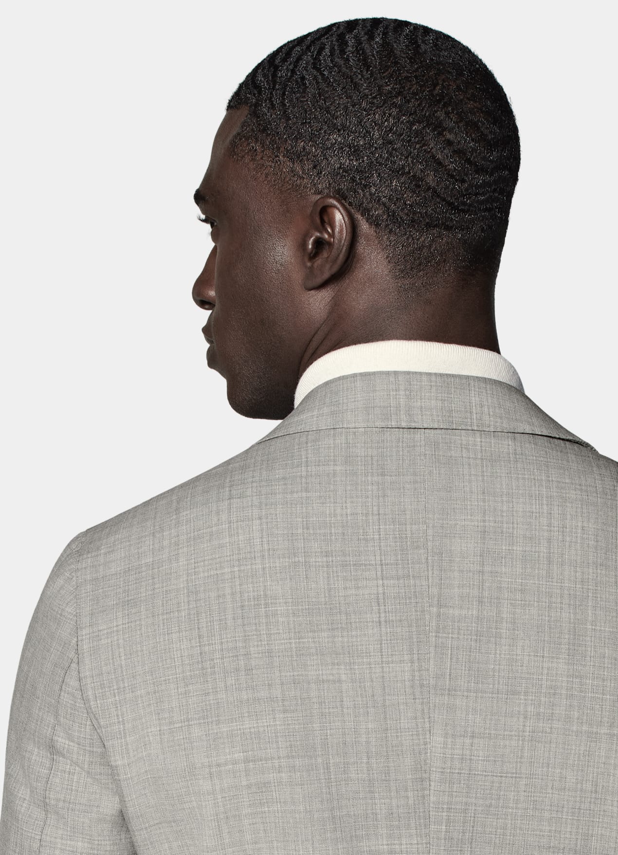Veste de costume Havana coupe Tailored gris clair