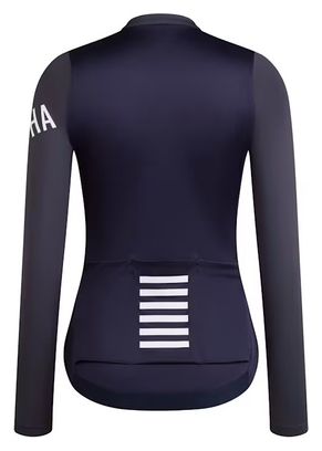 Maillot Manches Longues Femme Rapha Pro Team Lightweight Bleu/Gris