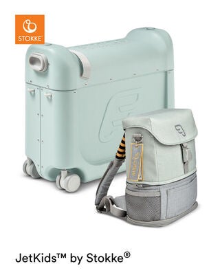 Stokke JetKids Kabinveske og Ryggsekk, Green