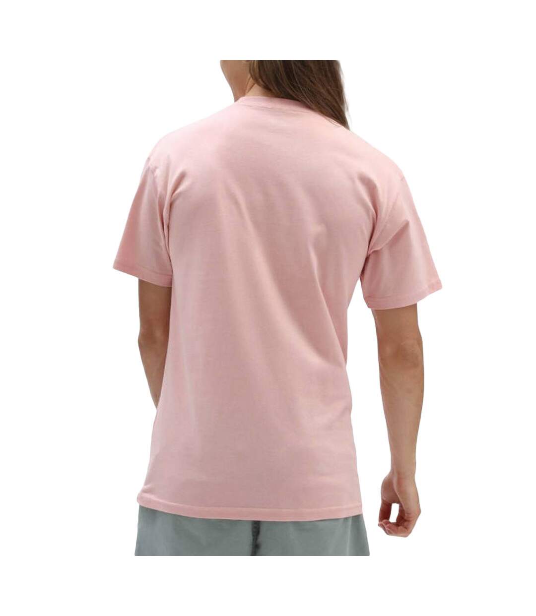 T-shirt Rose Homme Vans Chest Logo