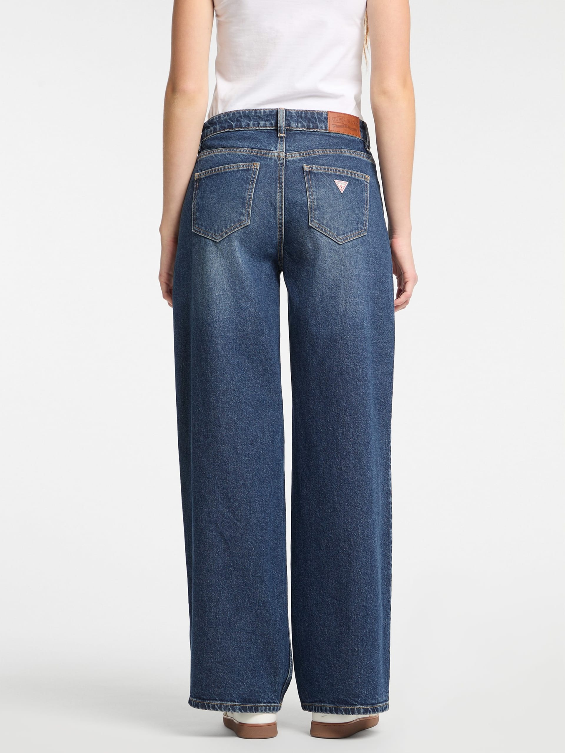 Calça jeans G11 de perna larga