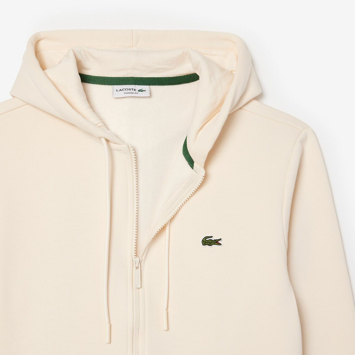 LACOSTE<br>Moletom com zíper em katoen