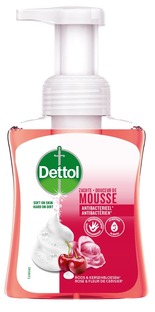 Dettol Zachte Mousse Antibacteriëel - met roos en kersenbloesem 250ML