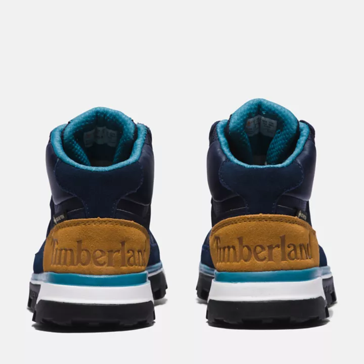 Chaussures de randonnée montantes Trail Trekker pour enfant en bleu marine