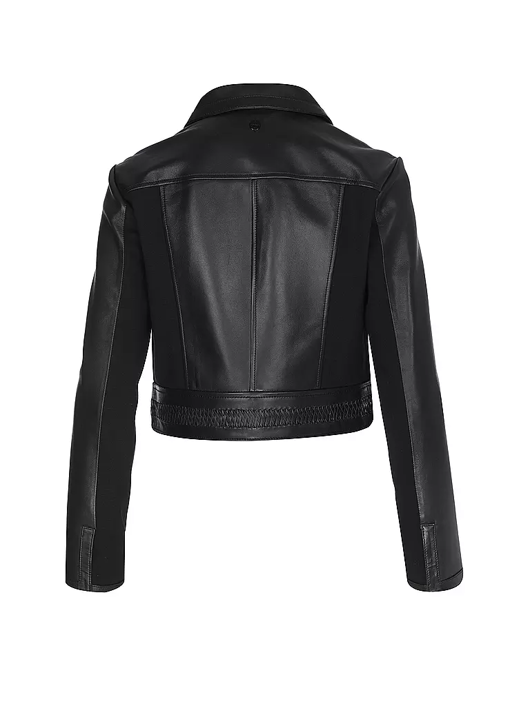 MARC CAIN Lederjacke schwarz
