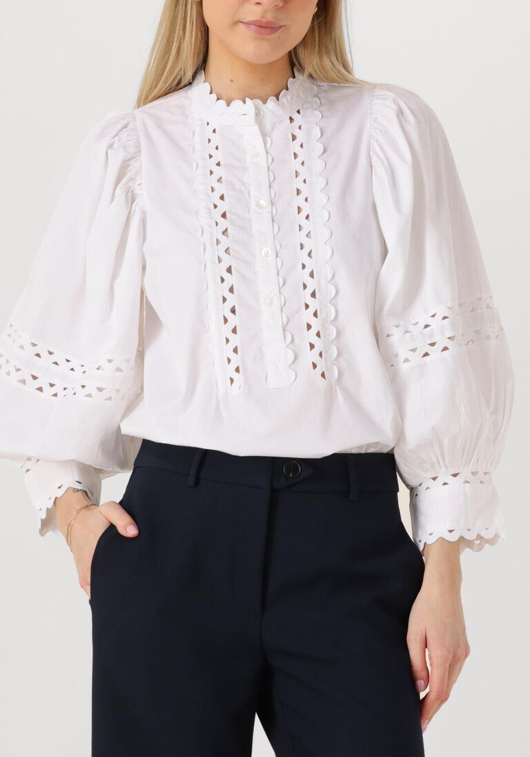 witte antik batik blouses romie blouse