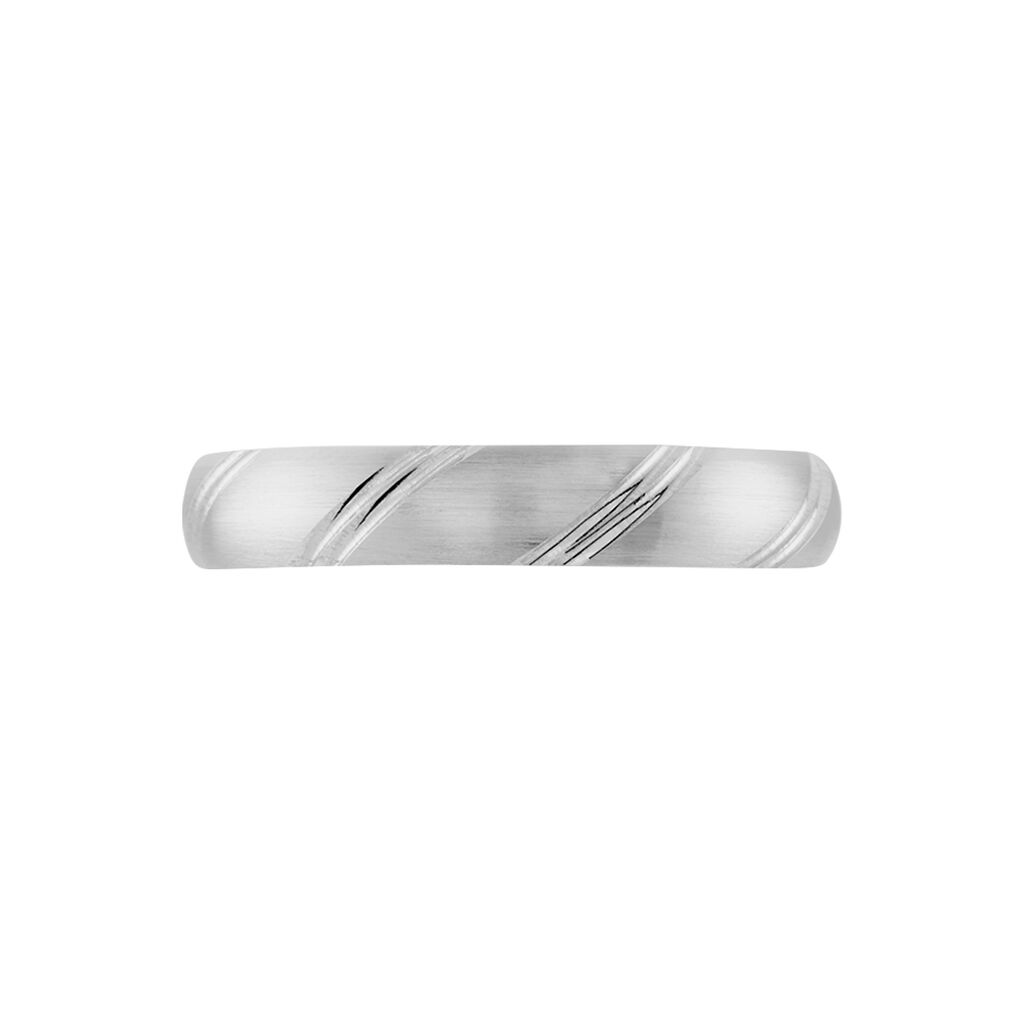 Alliance Marlon Demi Jonc Classique Or Blanc