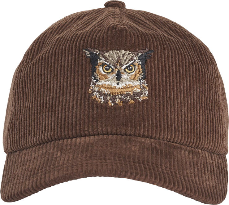 UPFRONT CORD Baseball Cap Dk brown