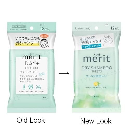 Kao - Merit Day+ Droogshampoo Sheets