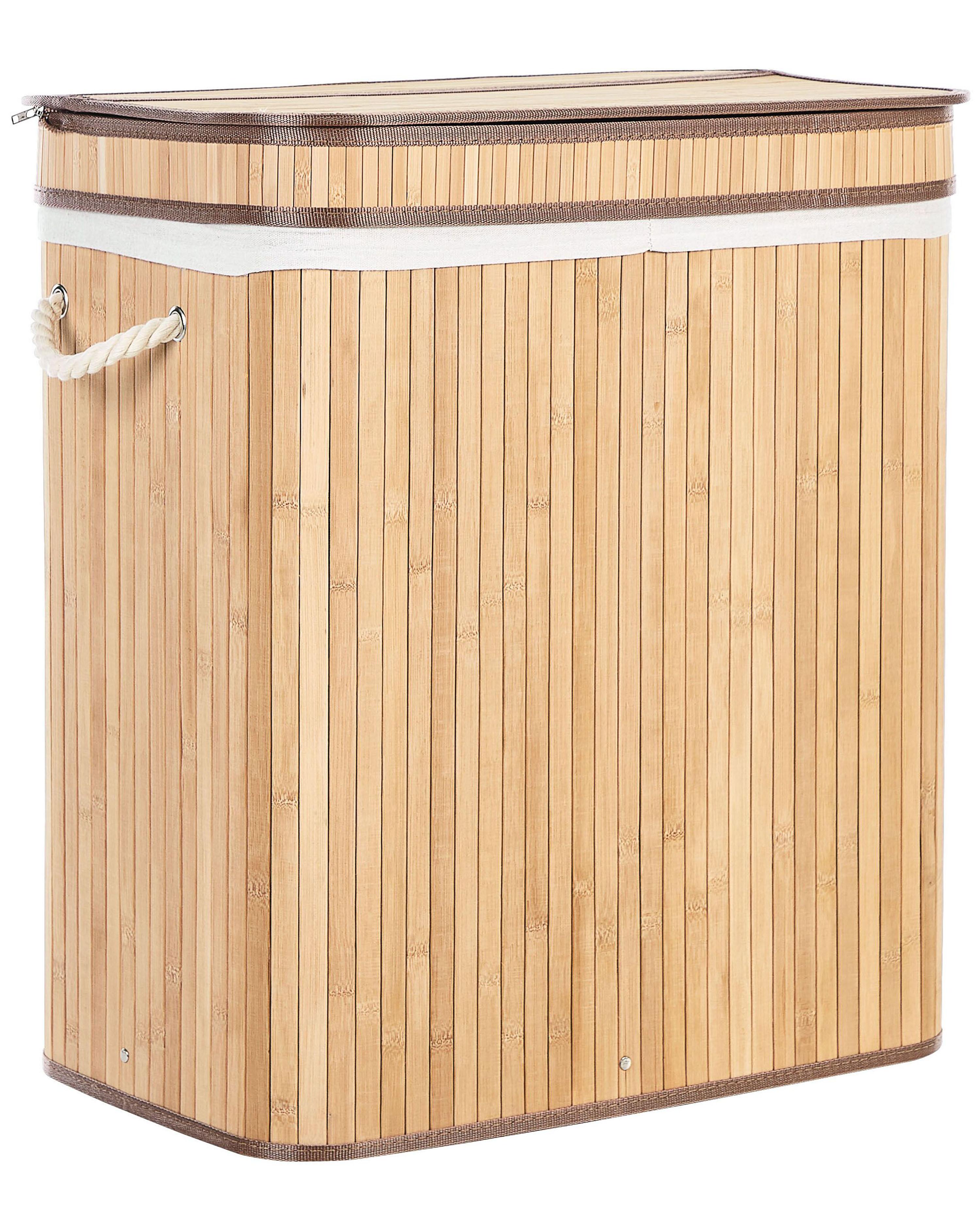 Mand KALTHOTA Bamboehout Lichtbruin 100 L