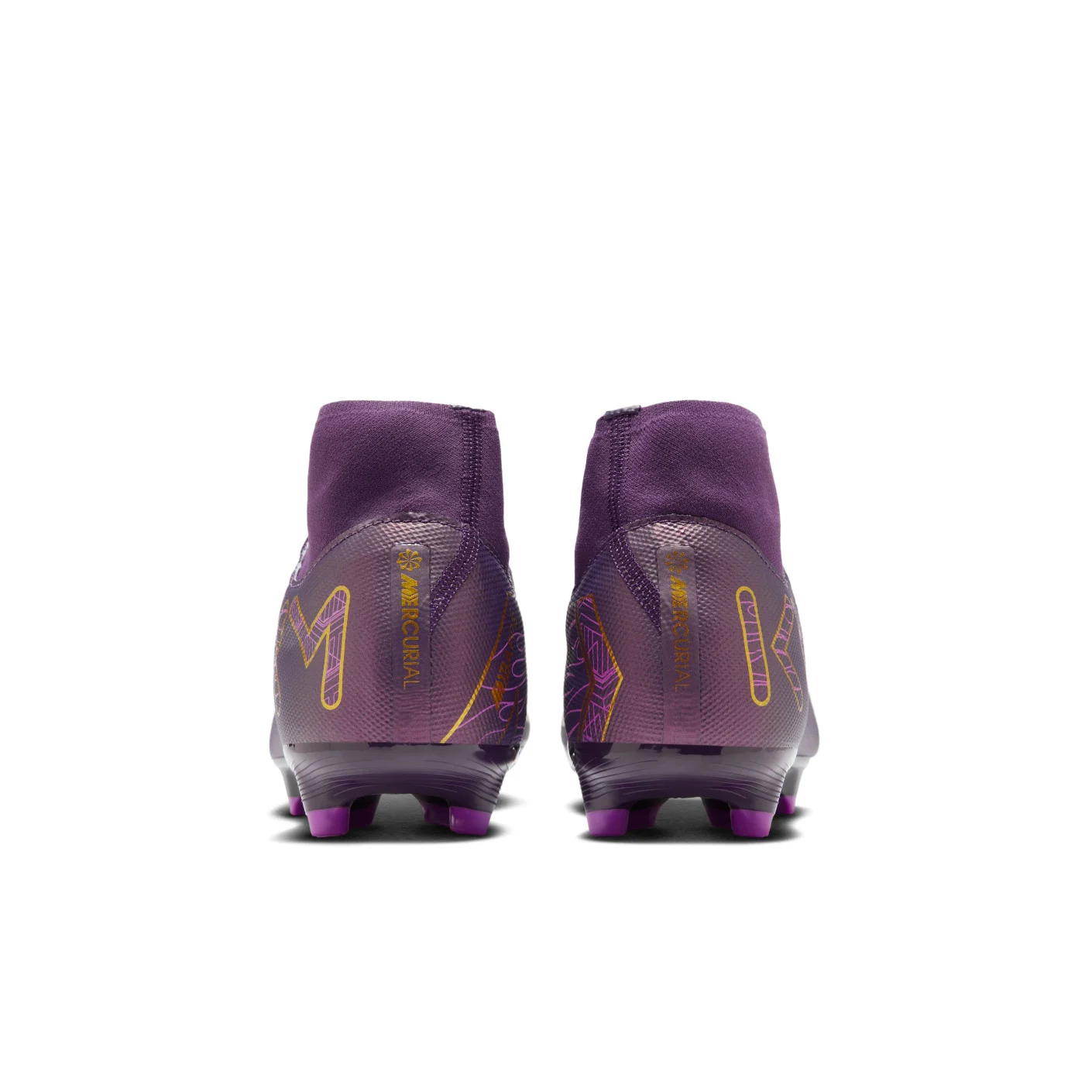 Nike Zoom Mercurial Superfly 10 Mbappé Academy FG/MG Voetbalschoenen Senior Paars