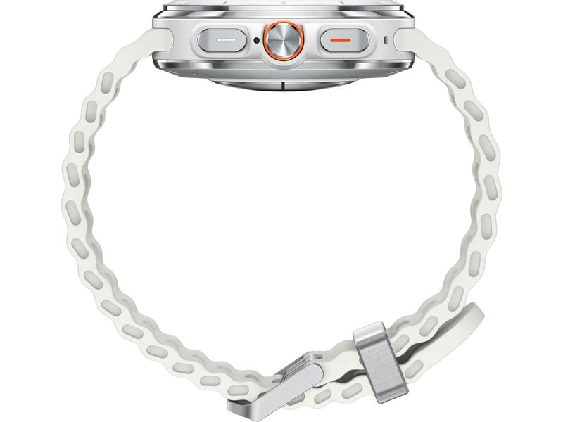 Samsung Galaxy Watch Ultra LTE 47 mm Titanium White Schlanke Smartwatch mit erweitertem Gesundheits- und Schlaftracking