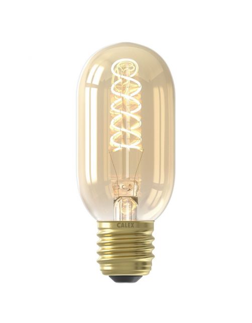 Calex Led Buis Goud Flex Filament E27 5.5w 470lm - Lichtbron -
