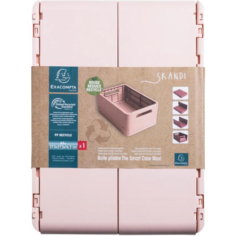 Boîte pliable The Smart Case maxi Skandi - Nude