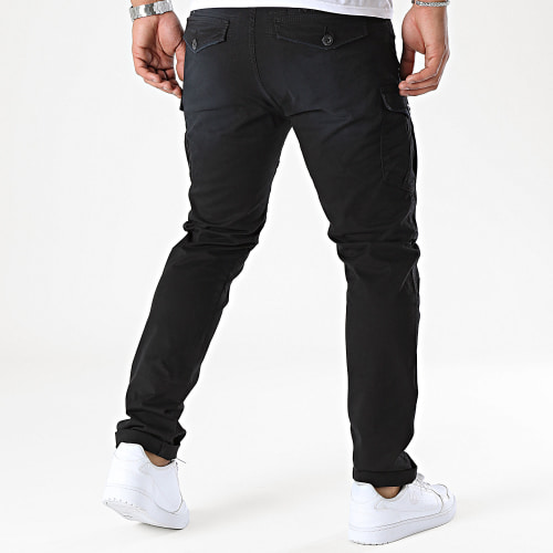 Pantalon Cargo Relaxed Fit Kalis Noir