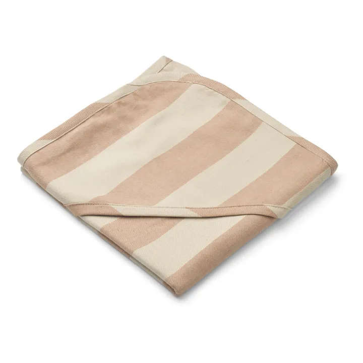 Liewood Cape de bain Mie en coton bio | Rose pâle