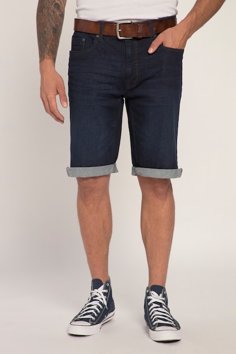 Bermuda, Bauchfit, Jeans, 5-Pocket, High-Stretch
