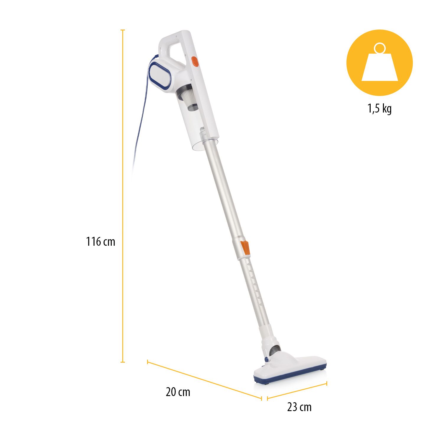 Tristar SZ-2308 steelstofzuiger met snoer