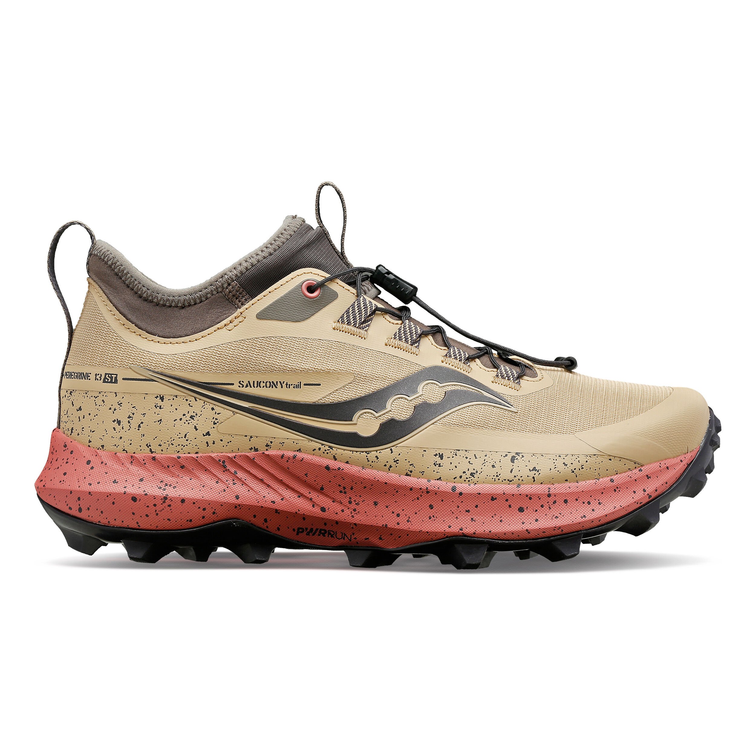 Saucony Peregrine 13 ST Chaussure Trail Femmes - Marron , Rouge