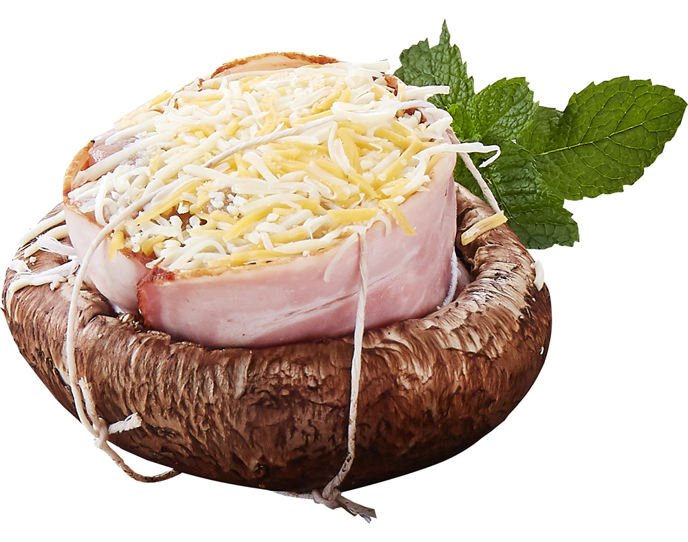 COGUMELO PORTOBELLO C/PERU COURGETEBACON ANANÁS E MOZA.