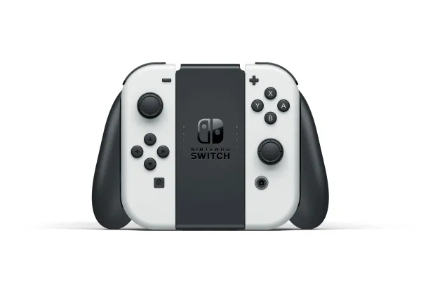 Nintendo | Switch OLED - Spilkonsol - Full HD - 64GB - Hvid | Inkl. 2 x Joy-Con (Hvid)