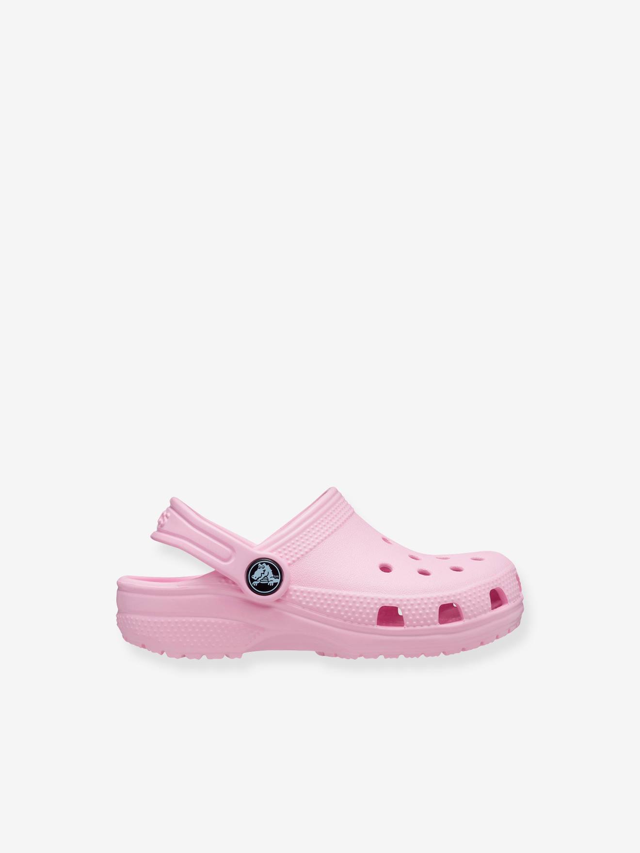 Tamancos Baby Classic Clog T CROCS™ amarelo claro lisos